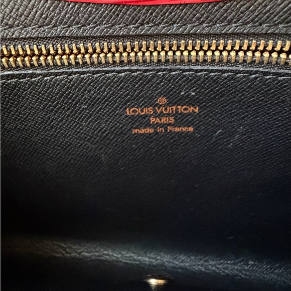 Louis Vuitton Art Deco Red Epi Envelope Clutch - Vintage - Picture 6 of 15